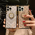 Luxury Flower Glitter Diamond Phone Case for iPhone