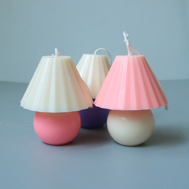 Small lamp candle mold INS wind homemade scented candles manual