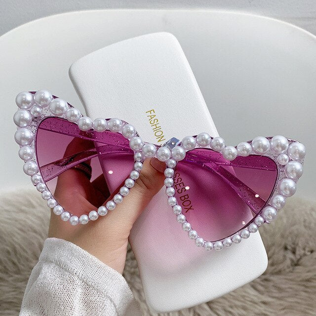 Cat Eye Heart Sunglasses