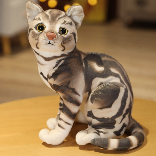 Realistic Cat Plush Toys