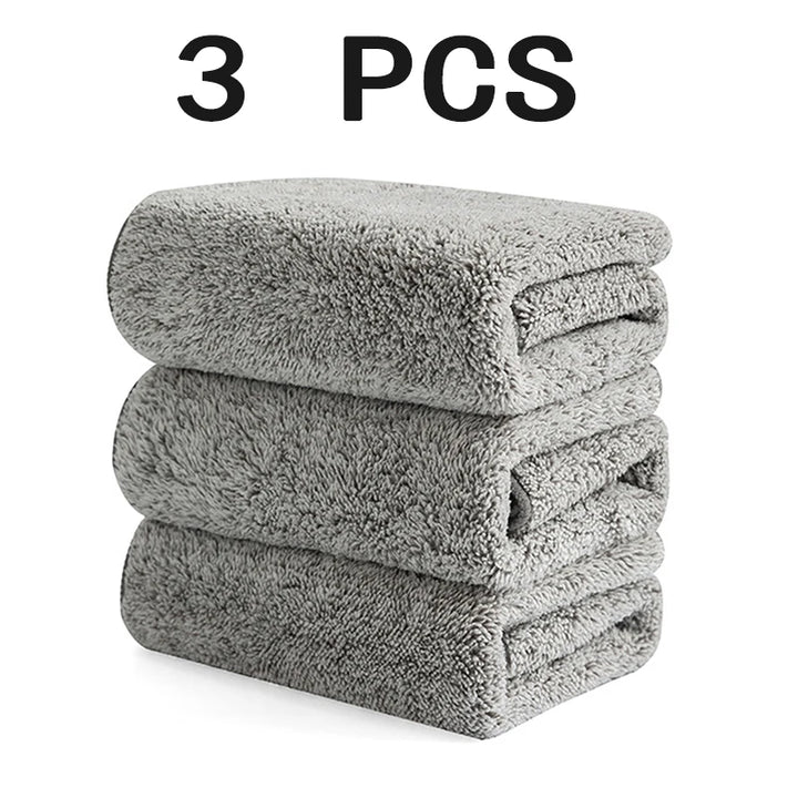 Soft Microfiber Kitchen Towels Bamboo Charcoal Dishcloth Anti-grease Wipping Rags Non Stick Oil Household Cleaning Cloths Towel