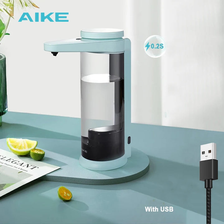 AIKE Rechargeable Automatic Soap Dispenser for Kitchen Automatic Sensor Detergent Liquid Dispenser Hands Washing 500ML