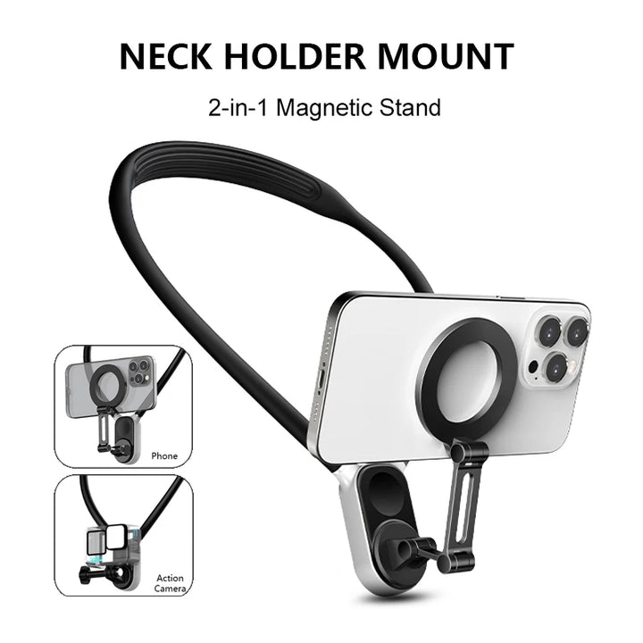 Portable Strong Magnetic Neck Mount