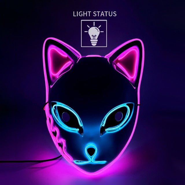 Halloween LED Cat Mask