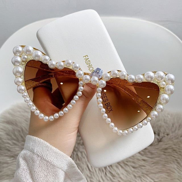 Cat Eye Heart Sunglasses