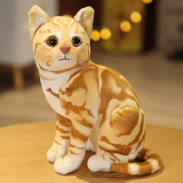 Realistic Cat Plush Toys