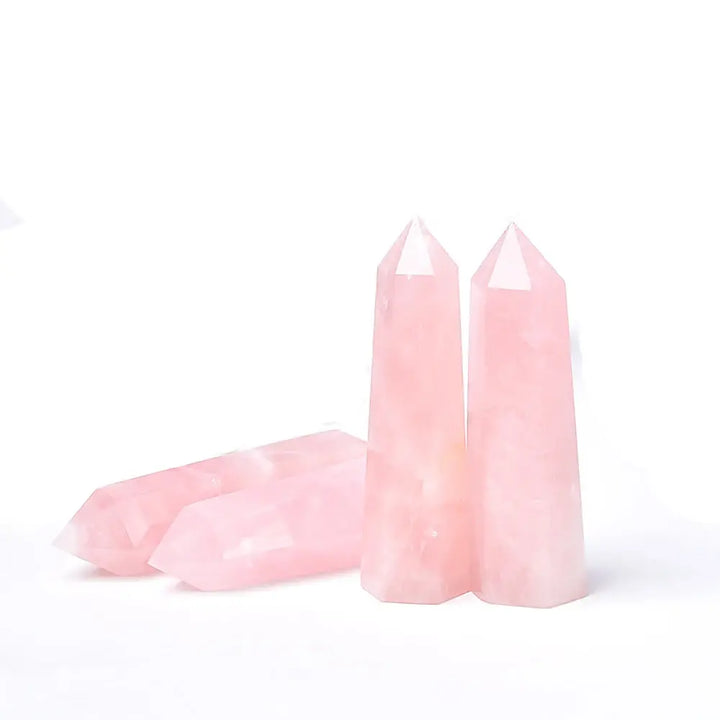 Rose Quartz Crystal Obelisk