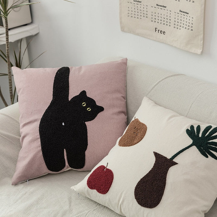 Cheeky Cat Cushion Cover