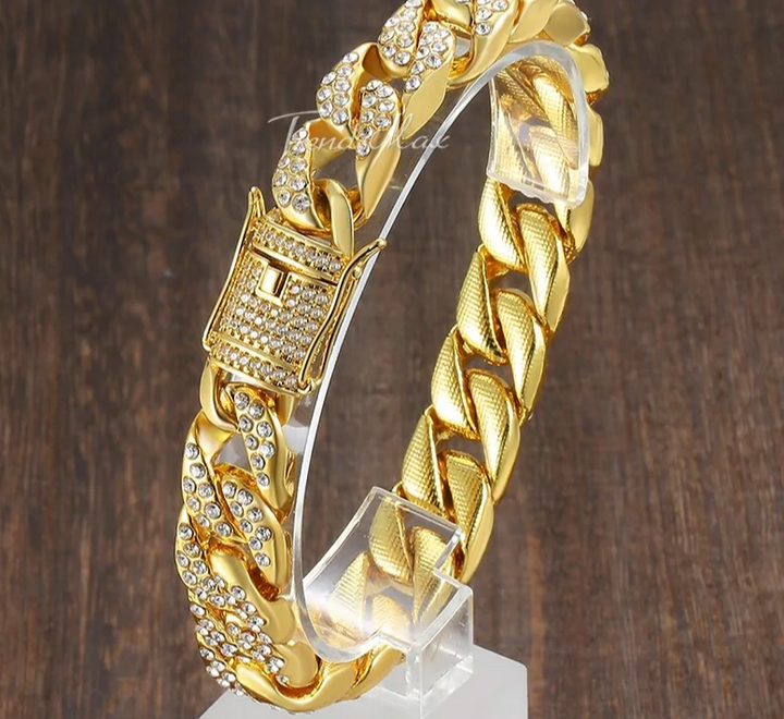 Miami Curb Cuban Chain Bracelet