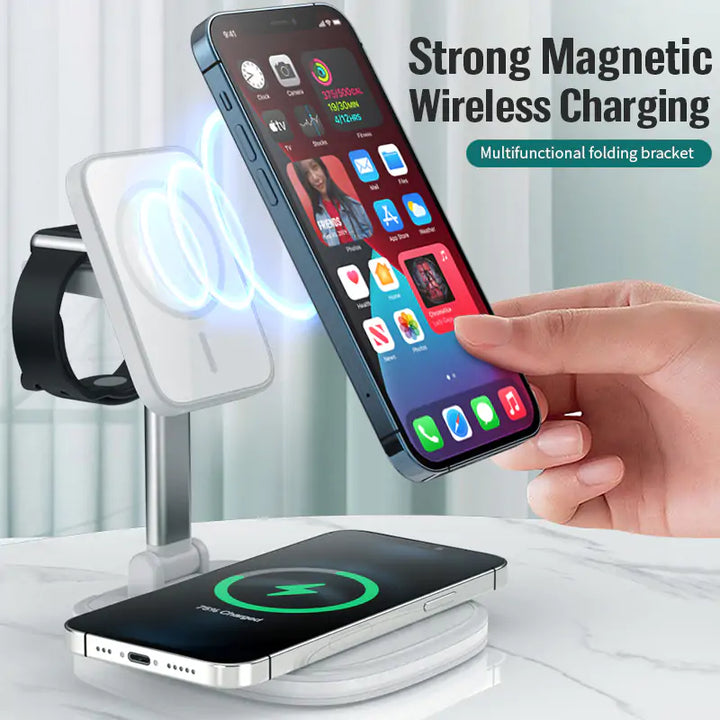 3in1 Magnetic Wireless Charger