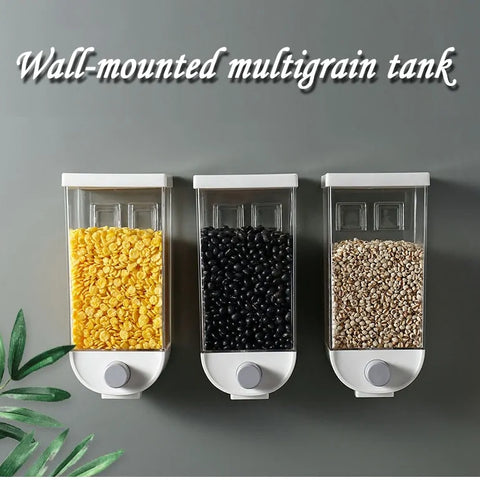 Wall-Mounted Multi-Grain Jars